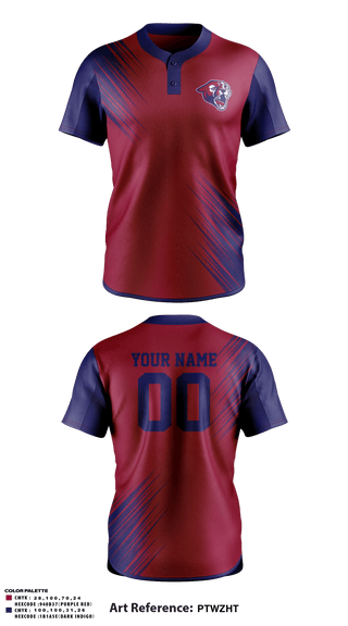 Two Button Softball Jersey, Perry High School Softball, Softball, Teamtime, Team time, sublimation, custom sports apparel, team uniforms, spirit wear, spiritwear, sports uniforms, custom shirts, team store, custom team store, fundraiser sports, apparel fundraiser