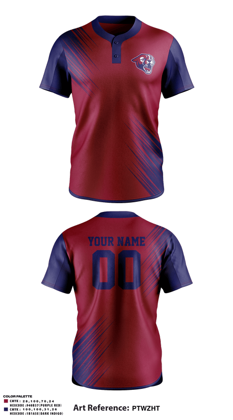 Two Button Softball Jersey, Perry High School Softball, Softball, Teamtime, Team time, sublimation, custom sports apparel, team uniforms, spirit wear, spiritwear, sports uniforms, custom shirts, team store, custom team store, fundraiser sports, apparel fundraiser