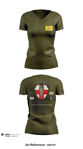 Women's Short Sleeve Vneck Shirt, , Army, Teamtime, Team time, sublimation, custom sports apparel, team uniforms, spirit wear, spiritwear, sports uniforms, custom shirts, team store, custom team store, fundraiser sports, apparel fundraiser