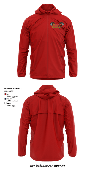 Windbreaker, Copperas Chiefs, Football, Teamtime, Team time, sublimation, custom sports apparel, team uniforms, spirit wear, spiritwear, sports uniforms, custom shirts, team store, custom team store, fundraiser sports, apparel fundraiser