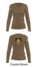 2nd BDE, 94th TD 39166660 Women's Long Sleeve V-neck Shirt - 38