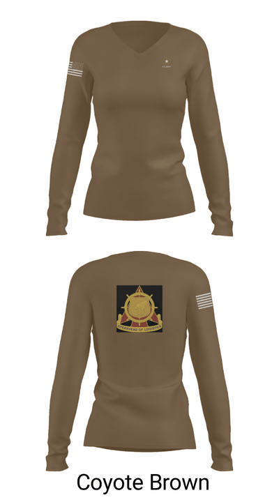 2nd BDE, 94th TD 39166660 Women's Long Sleeve V-neck Shirt - 38