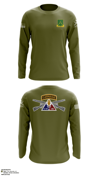 1ST PLT ALPACAS 46607592 Long Sleeve Performance Shirt - 11