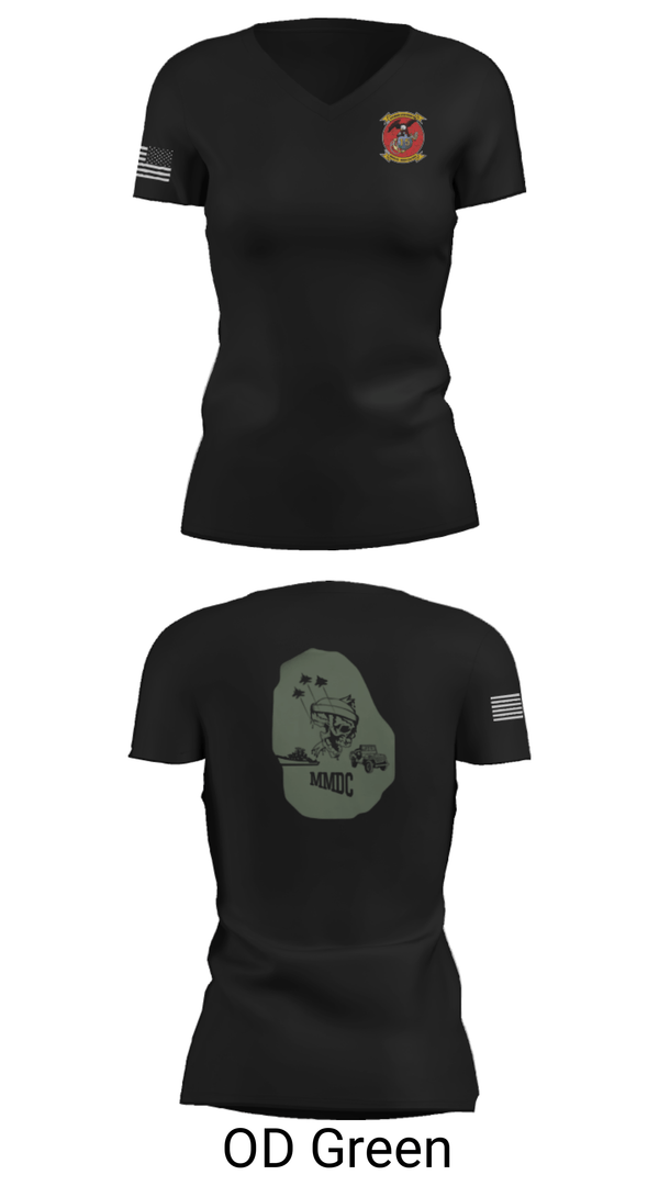Women's Short Sleeve Vneck Shirt, , Marines, Teamtime, Team time, sublimation, custom sports apparel, team uniforms, spirit wear, spiritwear, sports uniforms, custom shirts, team store, custom team store, fundraiser sports, apparel fundraiser