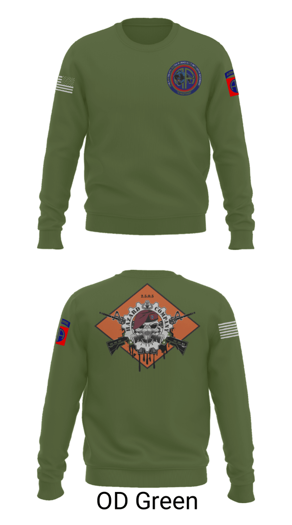 Crew Neck Sweatshirt, , Army, Teamtime, Team time, sublimation, custom sports apparel, team uniforms, spirit wear, spiritwear, sports uniforms, custom shirts, team store, custom team store, fundraiser sports, apparel fundraiser