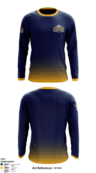Cedar Park Christian High School-Bothell Campus Golf 53342218 Long Sleeve Performance Shirt - 1