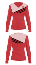 Hicksville High School Band 68269681 Women's Long Sleeve V-neck Shirt - 7