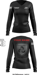 Valhalla Airsoft 98104221 Women's Long Sleeve V-neck Shirt - 11