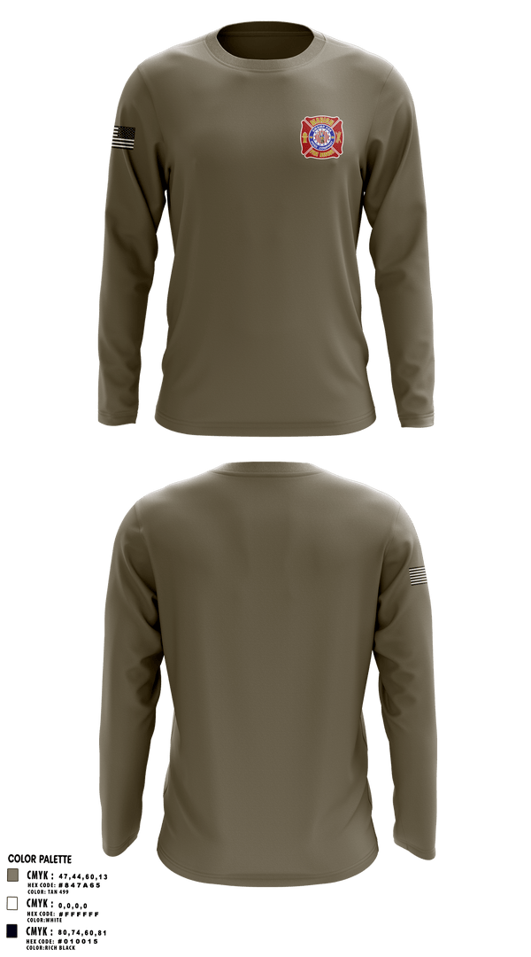 Long Sleeve Performance Shirt, , Fire Department, Teamtime, Team time, sublimation, custom sports apparel, team uniforms, spirit wear, spiritwear, sports uniforms, custom shirts, team store, custom team store, fundraiser sports, apparel fundraiser