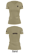 818 MSAS 69341067 Women's Short Sleeve V-neck Shirt - 44