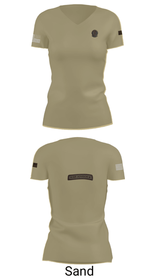 Women's Short Sleeve Vneck Shirt, , Air Force, Teamtime, Team time, sublimation, custom sports apparel, team uniforms, spirit wear, spiritwear, sports uniforms, custom shirts, team store, custom team store, fundraiser sports, apparel fundraiser