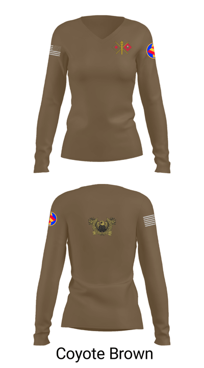 142 FA BDE Warrants 90151775 Women's Long Sleeve V-neck Shirt - 38