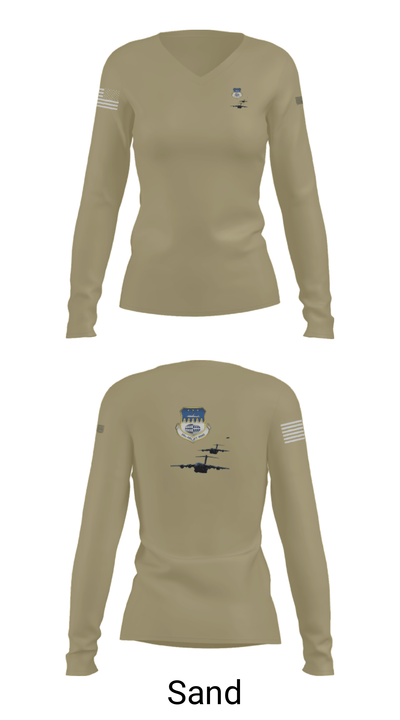 315th Airlift Wing/315th Maintenance Group 82634422 Women's Long Sleeve V-neck Shirt - 42