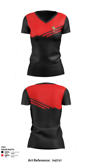 Women's Short Sleeve Vneck Shirt, TRUTHFUL-23.LLC, Football, Teamtime, Team time, sublimation, custom sports apparel, team uniforms, spirit wear, spiritwear, sports uniforms, custom shirts, team store, custom team store, fundraiser sports, apparel fundraiser