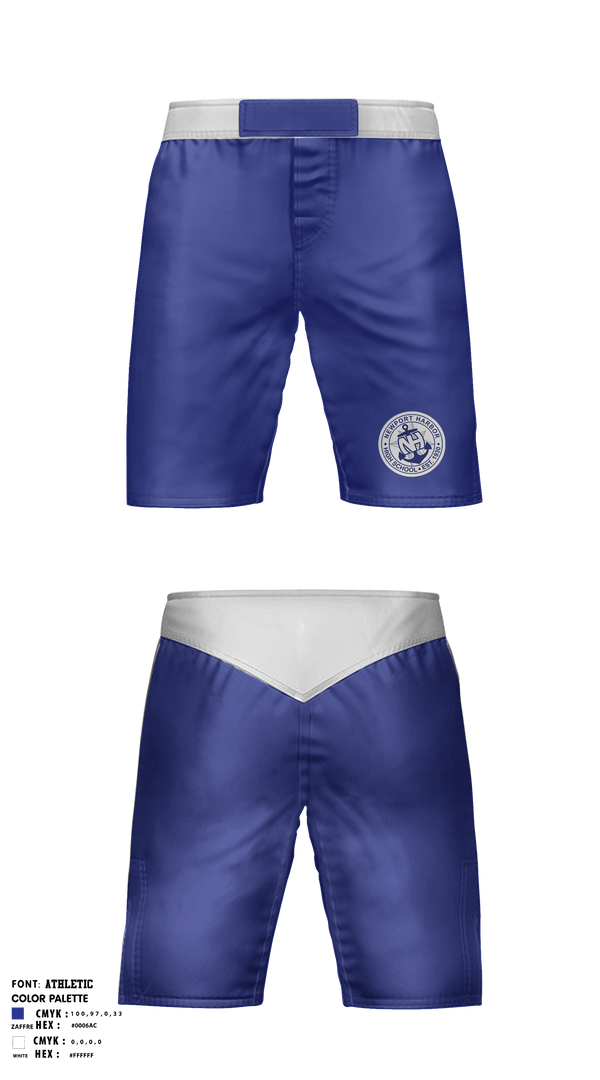 Fight Shorts, Sailors, Wrestling, Teamtime, Team time, sublimation, custom sports apparel, team uniforms, spirit wear, spiritwear, sports uniforms, custom shirts, team store, custom team store, fundraiser sports, apparel fundraiser