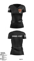 24th WMD-CST 54674045 Women's Short Sleeve V-neck Shirt - 2