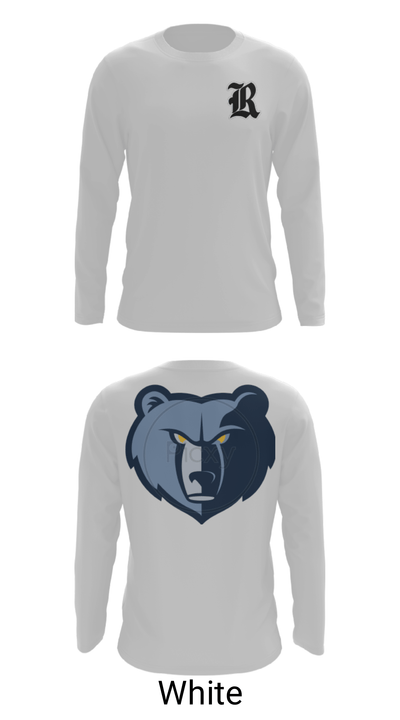 Riverbank High School 34077007 Long Sleeve Performance Shirt - 15