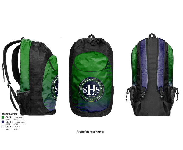 Gear Bag, St Helens School, Spirit Store, Teamtime, Team time, sublimation, custom sports apparel, team uniforms, spirit wear, spiritwear, sports uniforms, custom shirts, team store, custom team store, fundraiser sports, apparel fundraiser