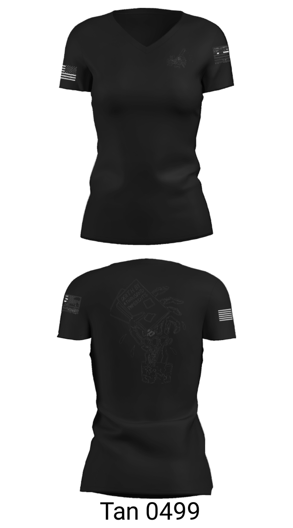 Women's Short Sleeve Vneck Shirt, , National Guard, Teamtime, Team time, sublimation, custom sports apparel, team uniforms, spirit wear, spiritwear, sports uniforms, custom shirts, team store, custom team store, fundraiser sports, apparel fundraiser