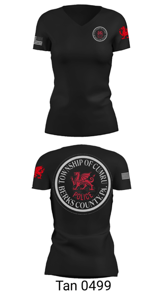 Women's Short Sleeve Vneck Shirt, , Police, Teamtime, Team time, sublimation, custom sports apparel, team uniforms, spirit wear, spiritwear, sports uniforms, custom shirts, team store, custom team store, fundraiser sports, apparel fundraiser