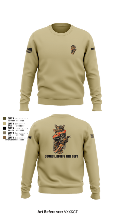 CBFD tac medics 89329509 Crew Neck Sweatshirt - 4