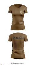 TAYLORSVILLE POLICE DEPARTMENT LT 27466887 Women's Short Sleeve V-neck Shirt - 7