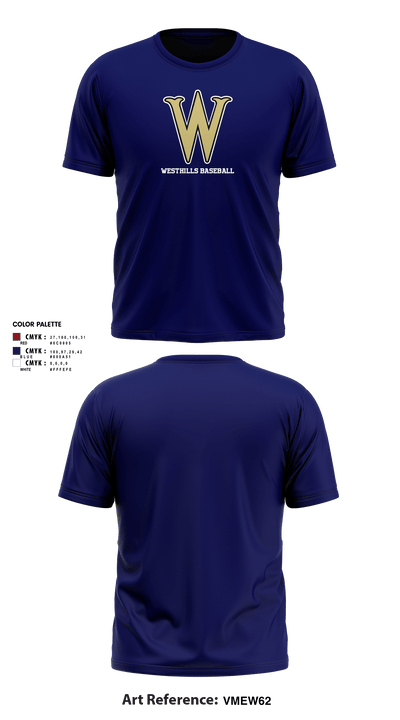 Westhills Baseball 31077109 Short Sleeve Performance Shirt - 3