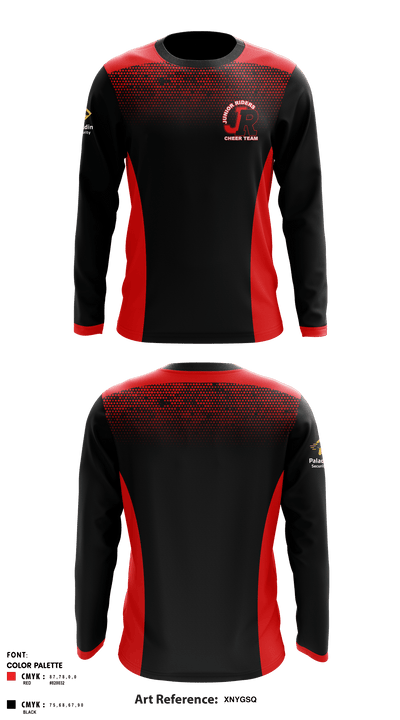 Ottawa JR Riders 89495421 Long Sleeve Performance Shirt - 5