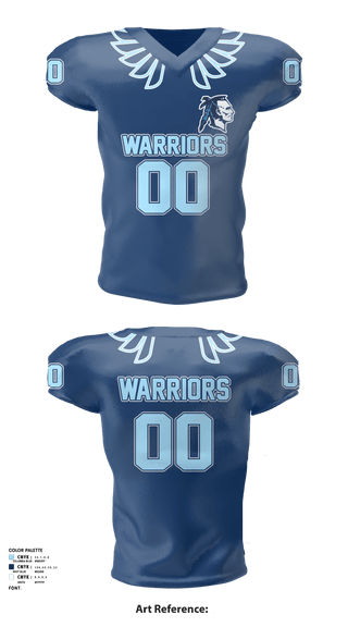 Football Jersey, Adena Warriors Football, Football, Teamtime, Team time, sublimation, custom sports apparel, team uniforms, spirit wear, spiritwear, sports uniforms, custom shirts, team store, custom team store, fundraiser sports, apparel fundraiser