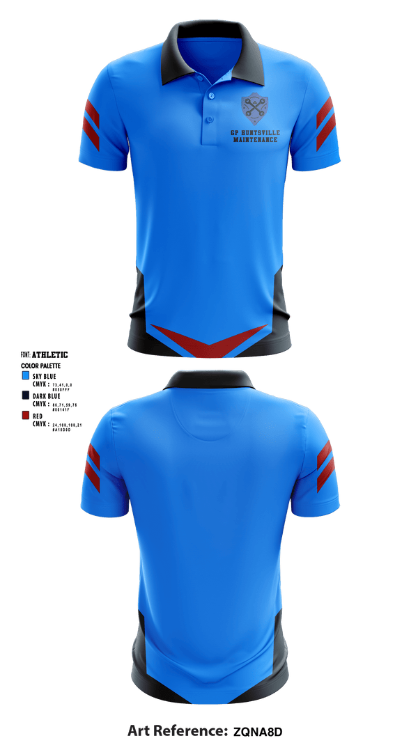 Short Sleeve Performance Polo, GP Huntsville MaintenanceGP Huntsville Maintenance, , Teamtime, Team time, sublimation, custom sports apparel, team uniforms, spirit wear, spiritwear, sports uniforms, custom shirts, team store, custom team store, fundraiser sports, apparel fundraiser