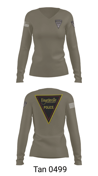 Emergency Response Team 1130693 Women's Long Sleeve V-neck Shirt - 39