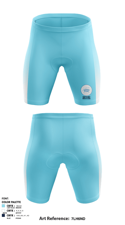 Skyline High School Wrestling 40409969 Men's Compression Shorts - 1