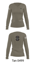 Rangers 76653179 Women's Long Sleeve V-neck Shirt - 41
