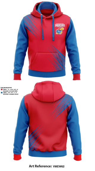 Hoodie, University of Kansas Softball, Softball, Teamtime, Team time, sublimation, custom sports apparel, team uniforms, spirit wear, spiritwear, sports uniforms, custom shirts, team store, custom team store, fundraiser sports, apparel fundraiser