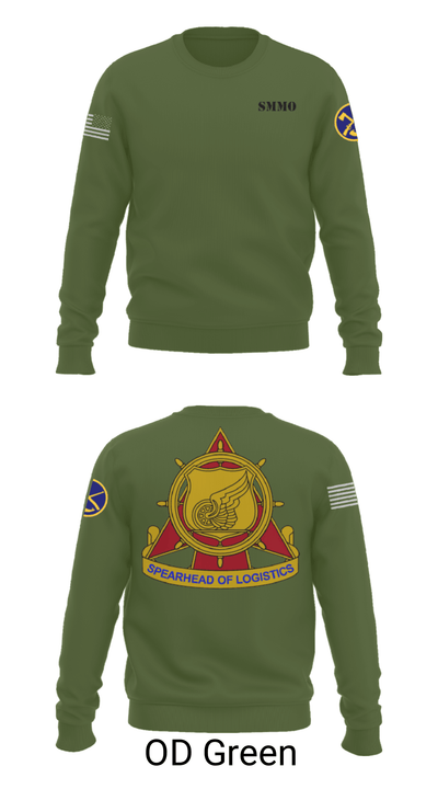 WVARNG Surface Maintenance Management Office 36945793 Crew Neck Sweatshirt - 9
