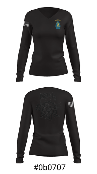 Women's Long Sleeve Vneck Shirt, , Army, Teamtime, Team time, sublimation, custom sports apparel, team uniforms, spirit wear, spiritwear, sports uniforms, custom shirts, team store, custom team store, fundraiser sports, apparel fundraiser