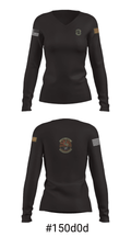 128th Air Control Squadron 4875965 Women's Long Sleeve V-neck Shirt - 37