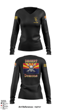 3666th SMC 60008447 Women's Long Sleeve V-neck Shirt - 35