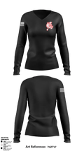 B Shift 88353979 Women's Long Sleeve V-neck Shirt - 1
