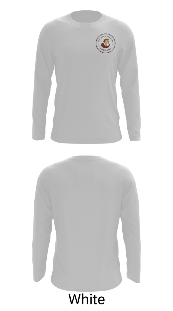 Long Sleeve Performance Shirt, Jefferson Middle School Basketball, Men's Basketball, Teamtime, Team time, sublimation, custom sports apparel, team uniforms, spirit wear, spiritwear, sports uniforms, custom shirts, team store, custom team store, fundraiser sports, apparel fundraiser