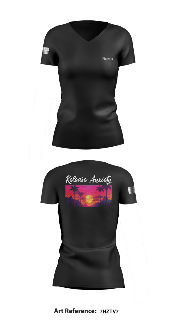 Women's Short Sleeve Vneck Shirt, Beads&Crafts, , Teamtime, Team time, sublimation, custom sports apparel, team uniforms, spirit wear, spiritwear, sports uniforms, custom shirts, team store, custom team store, fundraiser sports, apparel fundraiser