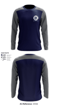 Kent Island Baseball 20036051 Long Sleeve Performance Shirt - 3