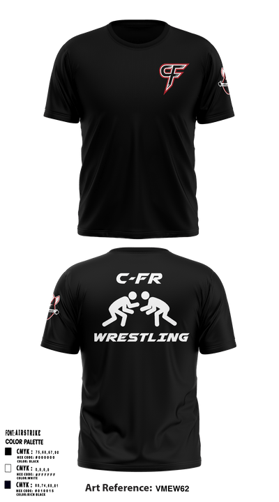 Bombers Wrestling 15925781 Short Sleeve Performance Shirt - 1