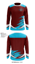 Okemos High School Ice Hockey 23733404 Long Sleeve Performance Shirt - 1