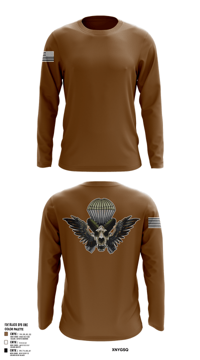 HHC Mortars, 2-505 PIR 68912099 Long Sleeve Performance Shirt - 43