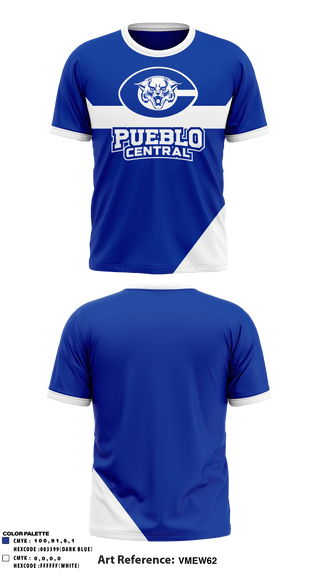 Short Sleeve Performance Shirt, Pueblo Central High School, Spirit Store, Teamtime, Team time, sublimation, custom sports apparel, team uniforms, spirit wear, spiritwear, sports uniforms, custom shirts, team store, custom team store, fundraiser sports, apparel fundraiser