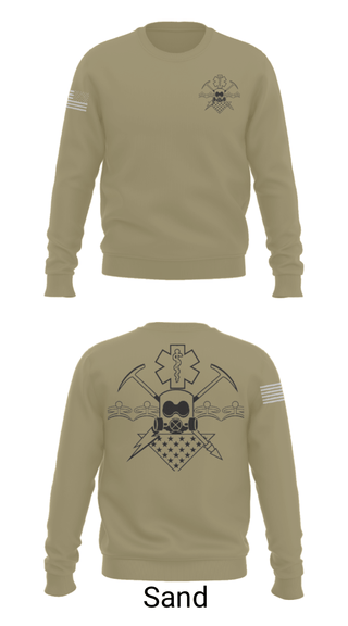 Crew Neck Sweatshirt, , Army, Teamtime, Team time, sublimation, custom sports apparel, team uniforms, spirit wear, spiritwear, sports uniforms, custom shirts, team store, custom team store, fundraiser sports, apparel fundraiser