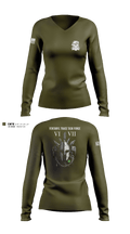 FTTF 73452025 Women's Long Sleeve V-neck Shirt - 2