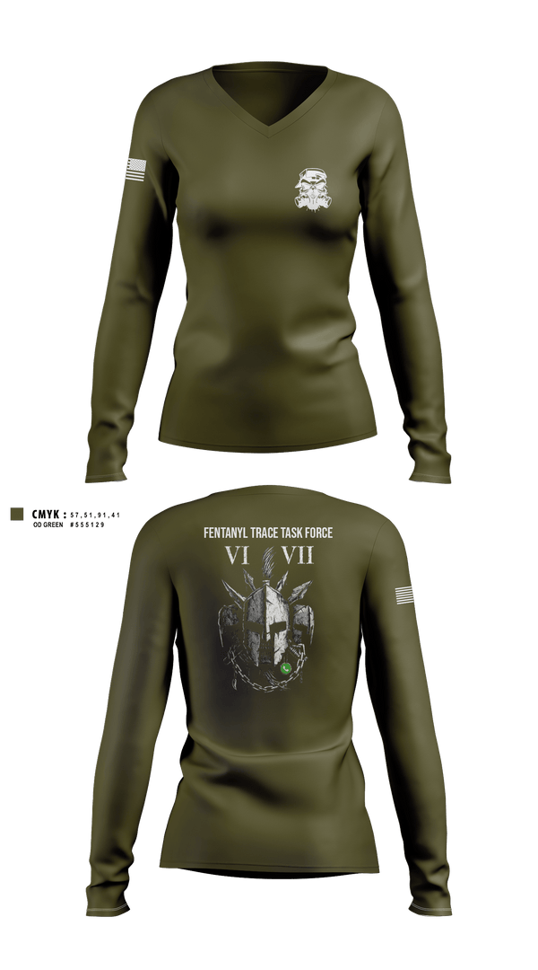 Women's Long Sleeve Vneck Shirt, FTTF, Police, Teamtime, Team time, sublimation, custom sports apparel, team uniforms, spirit wear, spiritwear, sports uniforms, custom shirts, team store, custom team store, fundraiser sports, apparel fundraiser