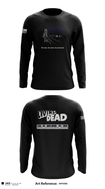 Inversed Crew 85393530 Long Sleeve Performance Shirt - 1
